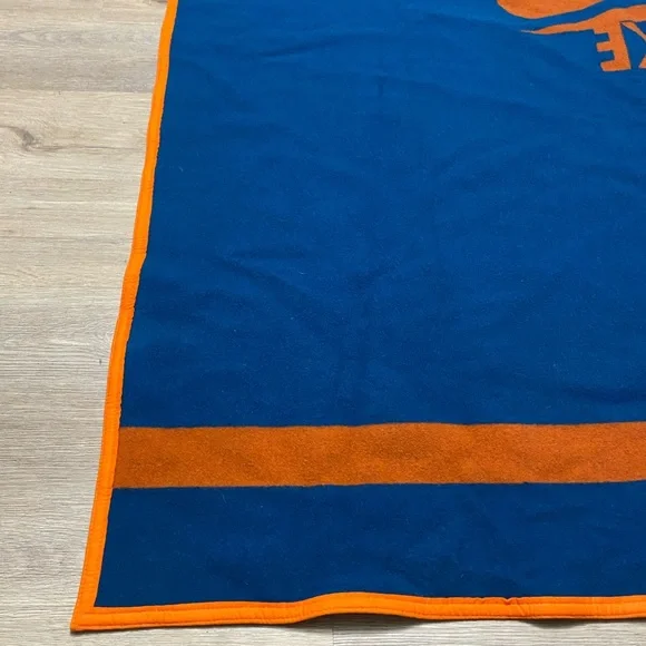 NIKE Vintage Blue Orange Authentic Pendleton Rare Blanket in Box - Picture 2 of 15